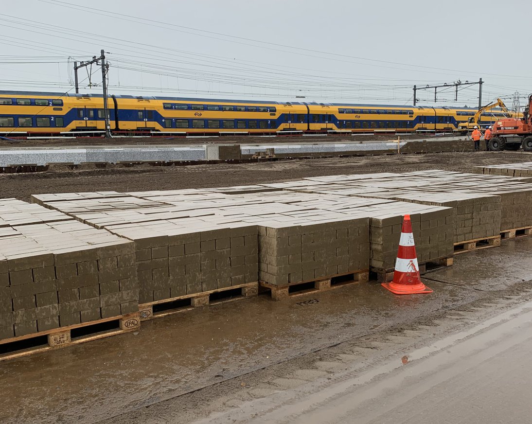 Trein spoor Zwolle