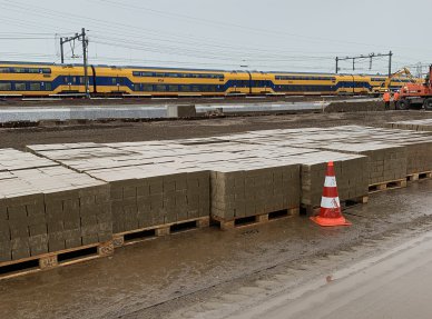 Trein spoor Zwolle