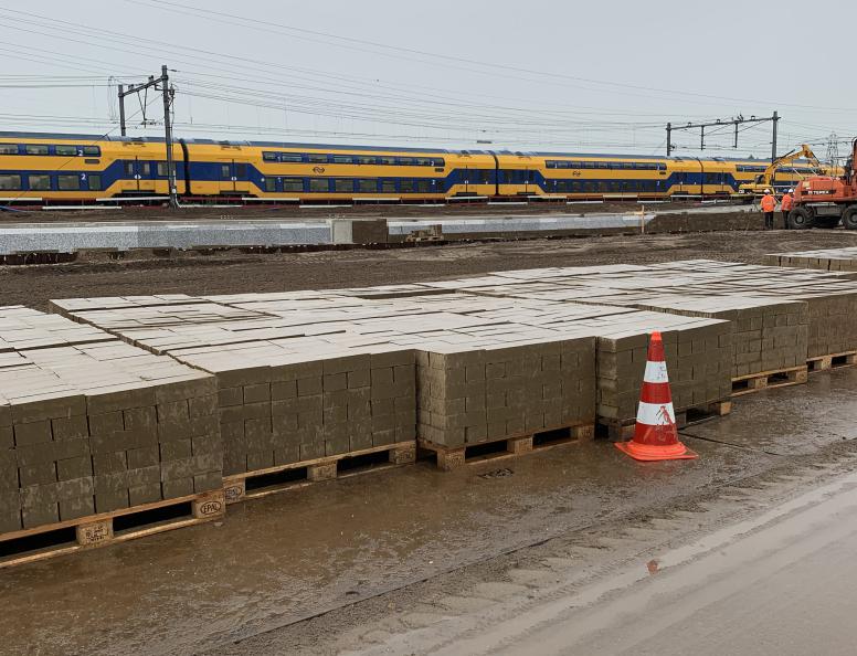 Trein spoor Zwolle